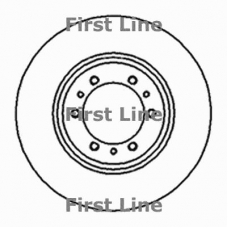 FBD1032 FIRST LINE Тормозной диск