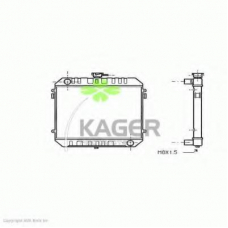 31-2652 KAGER Радиатор, охлаждение двигателя