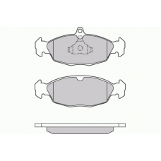 12-0520 E.T.F. Комплект тормозных колодок, дисковый тормоз