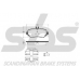 1501223333 S.b.s. Комплект тормозных колодок, дисковый тормоз