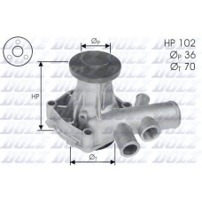 A142 DOLZ Водяной насос
