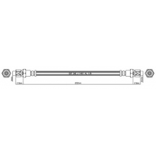 VBH586 MOTAQUIP Тормозной шланг