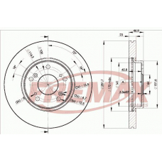 BD-1705 FREMAX Тормозной диск