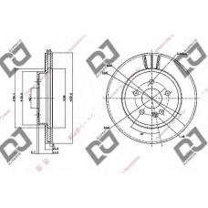 BD1151 DJ PARTS Тормозной диск