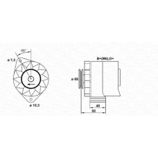 943356150010 MAGNETI MARELLI Генератор