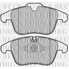 BBP2023 BORG & BECK Комплект тормозных колодок, дисковый тормоз
