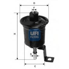 31.711.00 UFI Топливный фильтр