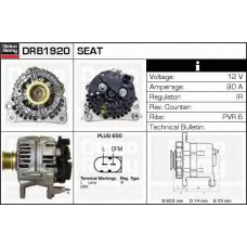 DRB1920 DELCO REMY Генератор