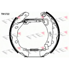 TK1722 FTE Комплект тормозных колодок