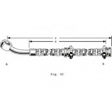 PHD160 TRW Тормозной шланг