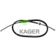 19-1344 KAGER Трос, стояночная тормозная система