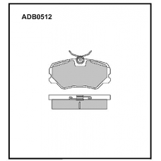 ADB0512 Allied Nippon Тормозные колодки