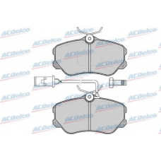 AC058358D AC Delco Комплект тормозных колодок, дисковый тормоз