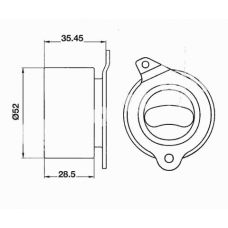 ITB-6308 IPS Parts Устройство для натяжения ремня, ремень грм