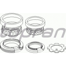 300 205 TOPRAN Комплект подшипника ступицы колеса
