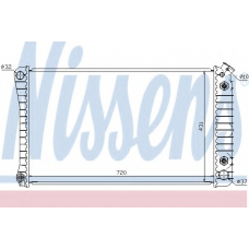 60970 NISSENS Радиатор, охлаждение двигателя