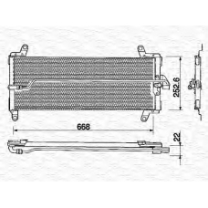 350203129000 MAGNETI MARELLI Конденсатор, кондиционер