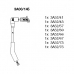 3A00/145 BREMI Комплект проводов зажигания