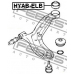 HYAB-ELB FEBEST Подвеска, рычаг независимой подвески колеса