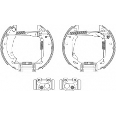 8DB 355 003-831 HELLA Комплект тормозных колодок