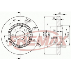 BD-9042 FREMAX Тормозной диск