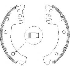 4198.00 ROADHOUSE Комплект тормозных колодок