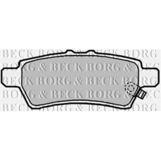BBP2006 BORG & BECK Комплект тормозных колодок, дисковый тормоз