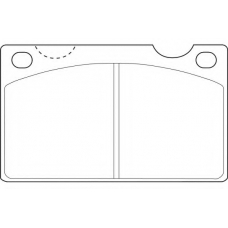 WBP20153A WAGNER LOCKHEED Комплект тормозных колодок, дисковый тормоз