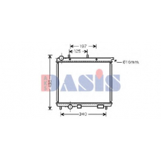 060034N AKS DASIS Радиатор, охлаждение двигателя
