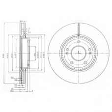 BG4011 DELPHI Тормозной диск