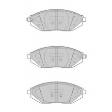 WBP25268A WAGNER LOCKHEED Комплект тормозных колодок, дисковый тормоз