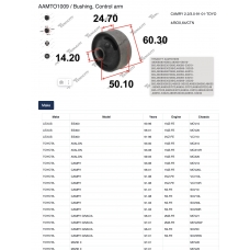AAMTO1009 Tenacity Сайлентблок