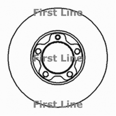 FBD272 FIRST LINE Тормозной диск