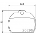 2029602 TEXTAR Комплект тормозных колодок, дисковый тормоз
