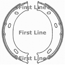 FBS663 FIRST LINE Комплект тормозных колодок, стояночная тормозная с