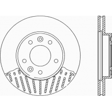 BDA2124.20 OPEN PARTS Тормозной диск