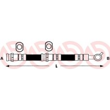 T 56 019 BREMBO Тормозной шланг