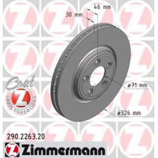 290.2263.20 ZIMMERMANN Тормозной диск