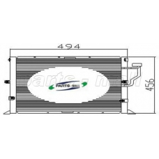 PXNCV-001 Parts mall Конденсатор, кондиционер