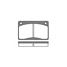 0042.30 REMSA Комплект тормозных колодок, дисковый тормоз