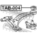 TAB-004 FEBEST Подвеска, рычаг независимой подвески колеса