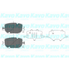 KBP-9015 KAVO PARTS Комплект тормозных колодок, дисковый тормоз