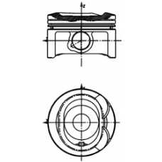 40080600 KOLBENSCHMIDT Поршень
