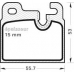 139 MGA Комплект тормозных колодок, дисковый тормоз