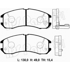 IBD-1331 IPS Parts Комплект тормозных колодок, дисковый тормоз