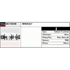 DC73648 DELCO REMY Тормозной суппорт