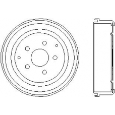 63906 PAGID Тормозной барабан
