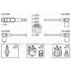 4.9299 FACET Ккомплект проводов зажигания