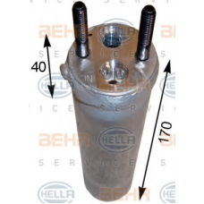 8FT 351 193-141 HELLA Осушитель, кондиционер