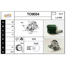 TO9054 SNRA Стартер